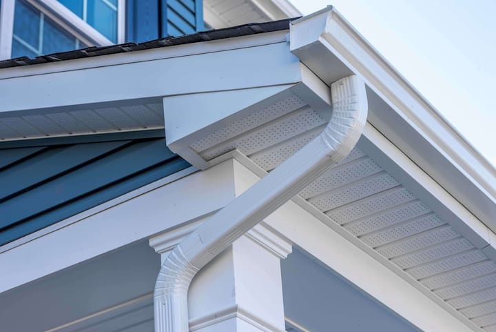 Cheap and durable vinyl gutters installation in Macon